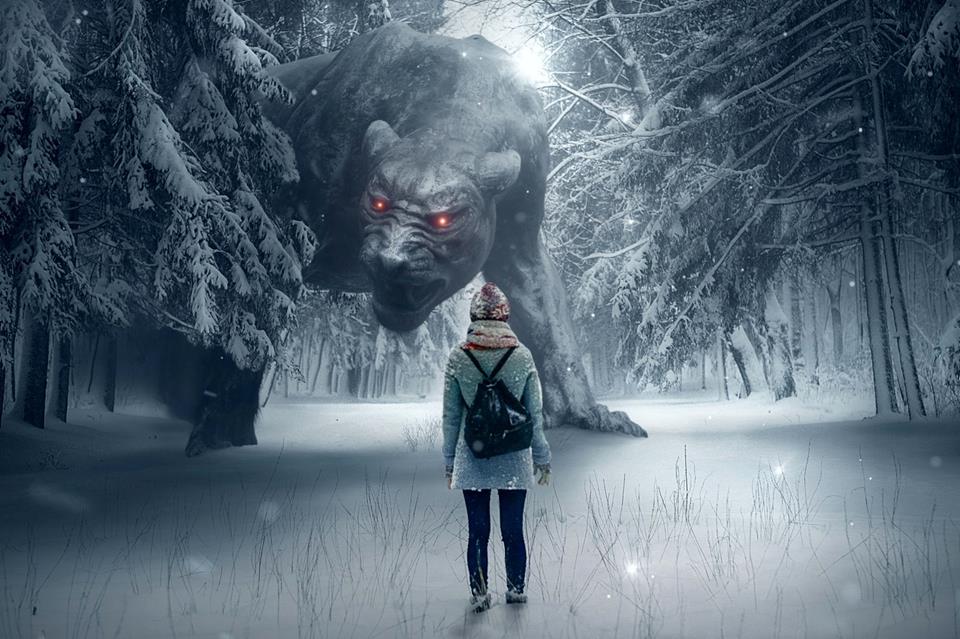 Monster In The Woods jigsaw puzzle